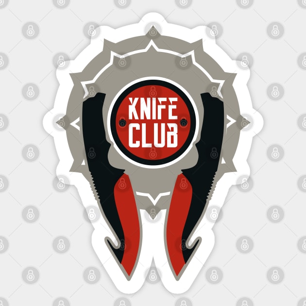 CSGO Knife Club - Gut Knife Sticker by pixeptional